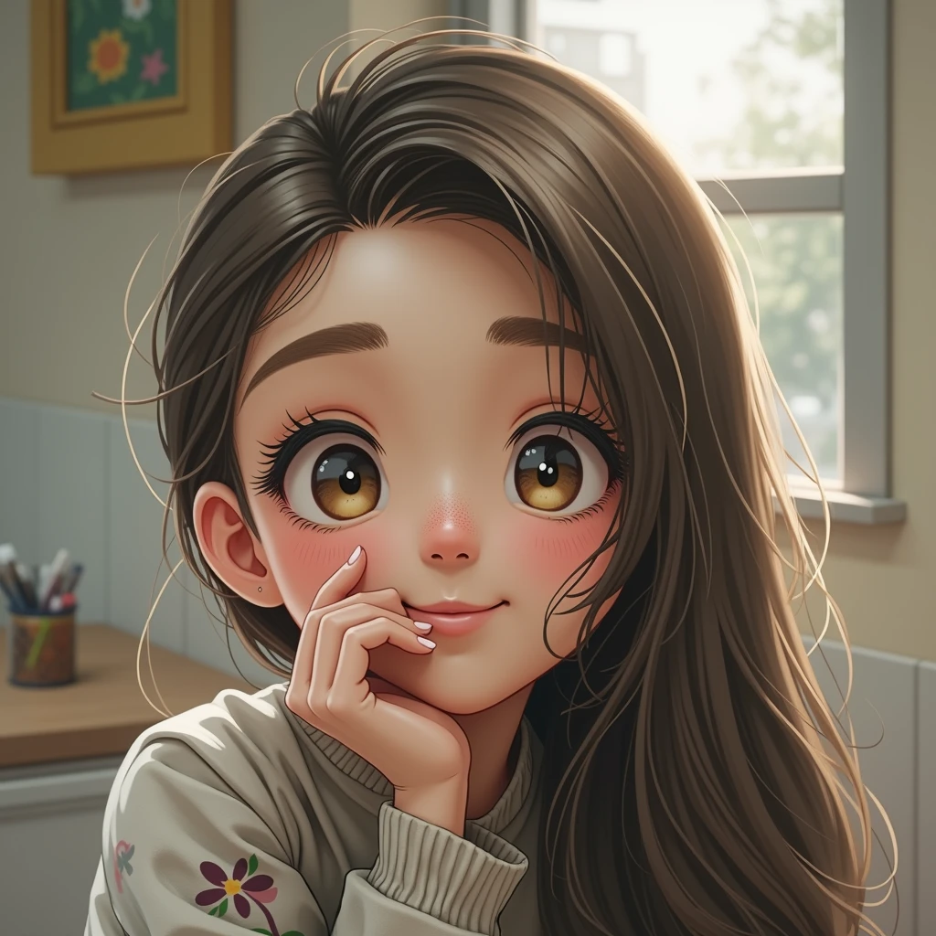 1 person, mais alta qualkor, 10th Generation,,8k, brunette women ,Kindergarten Teacher, short bobな黒髪,, ((fatter)), ((breasts big)),tight clothing,close relationship,, The best smile,Grow your eyes, felickor brilhante, Personalkor carinhosa, Sweet and feminine aura, Calm attitude, but firm, I have some freckles on my cheeks, a spirit of warmth and joy, Discreet and perfect for class,Eyes that shine with devotion,超breasts big,breasts big,short bob,short bob,short bob,手でCover your mouth,片手でCover your mouth,超breasts big,breasts big,breasts big,Accentuated breasts,breasts big,breasts big,bangss,tshirts,tshirts,tshirts,breasts big,黒髪のshort bob,short bob,手でCover your mouth,手でCover your mouth,Cover your mouth,beautiful night view,,baby face,,beautiful night view,high school student,high school student,15kor,child,baby face,15kor,