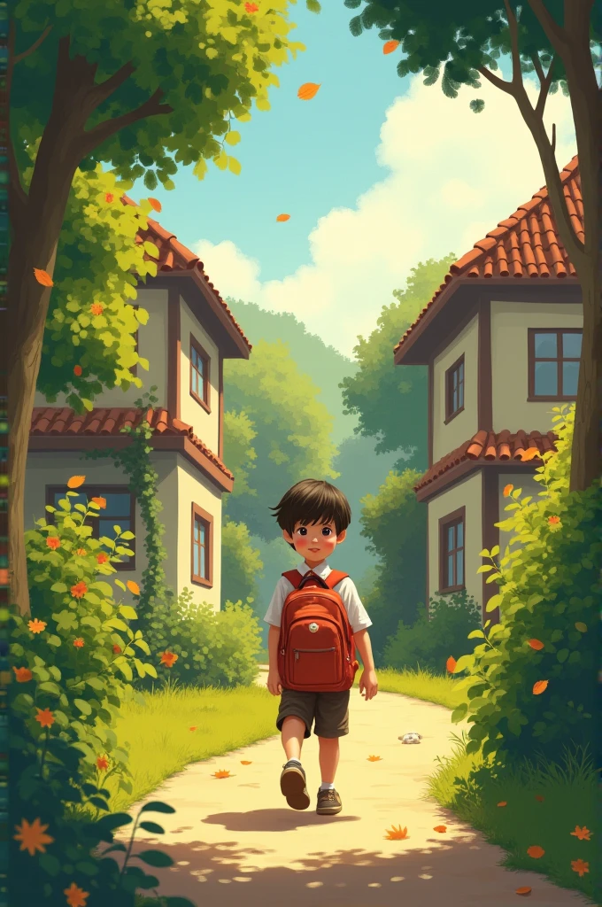Generates a child walking home