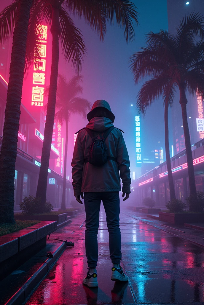 a musical score inspired on the 80's