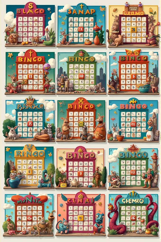 Bingo board series