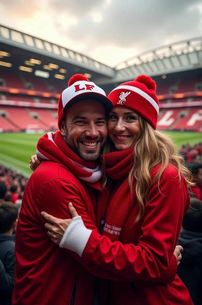 LFC fans couple at anfield