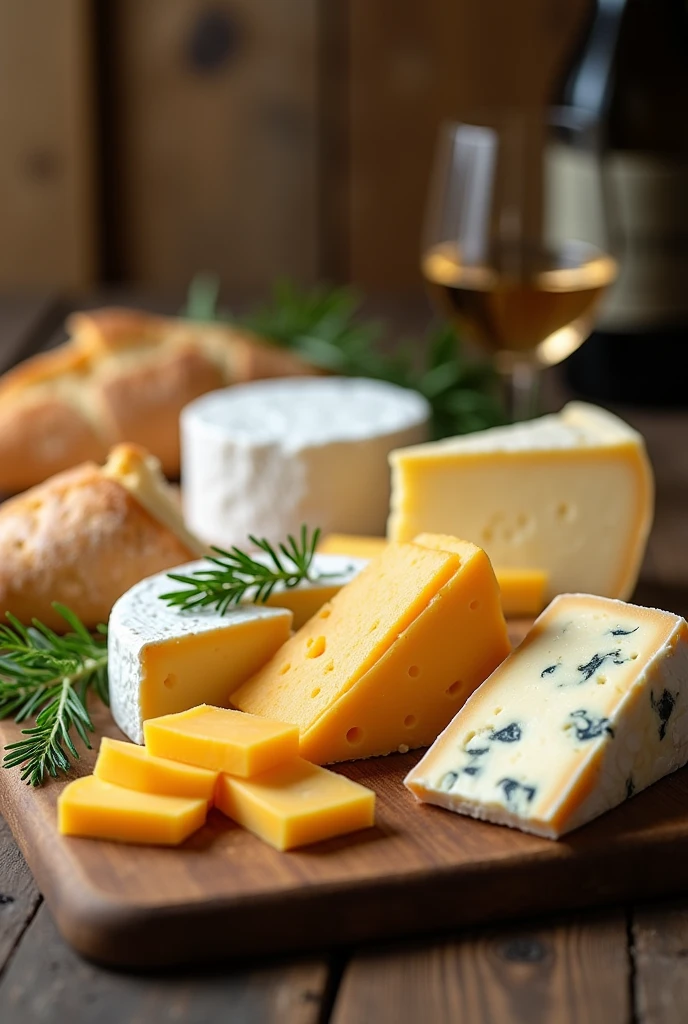 create a very beautiful cheese photo for cover