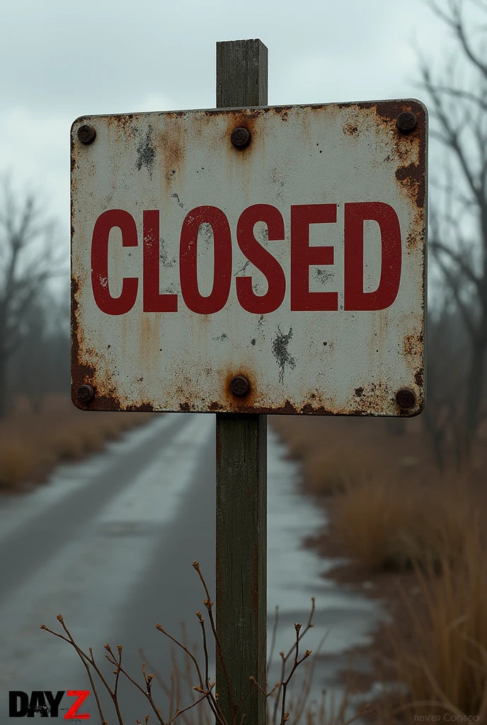 Day Z Closed Sign