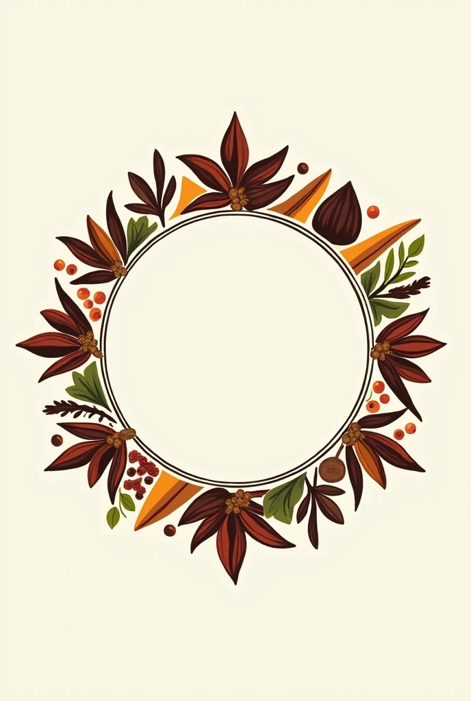 generate me a logo for the sale of food spices and that in the center there is a spice barrier