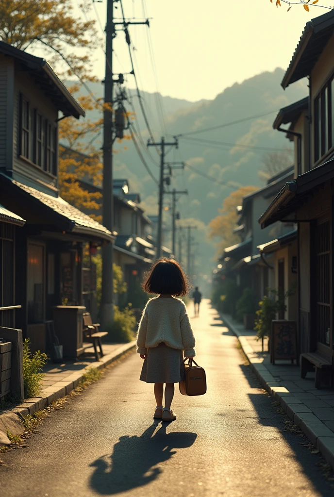 Kyotoの昔の街路，35mm lens，Multiple Angles，Country~ side scenery，Suburban，return，~ side，silhouette，Overhead Shot，Cat，Are standing，doll，Carrying a small school bag，Tram，Kyoto、Autumn forest，Wooden house，platform， Cape,Nguyen Gia,suit,tie, (Delicate face), (High-quality fluffy fur)，（35mm cinema lenses），（Multi-angle shooting），（Wide range of angles）
