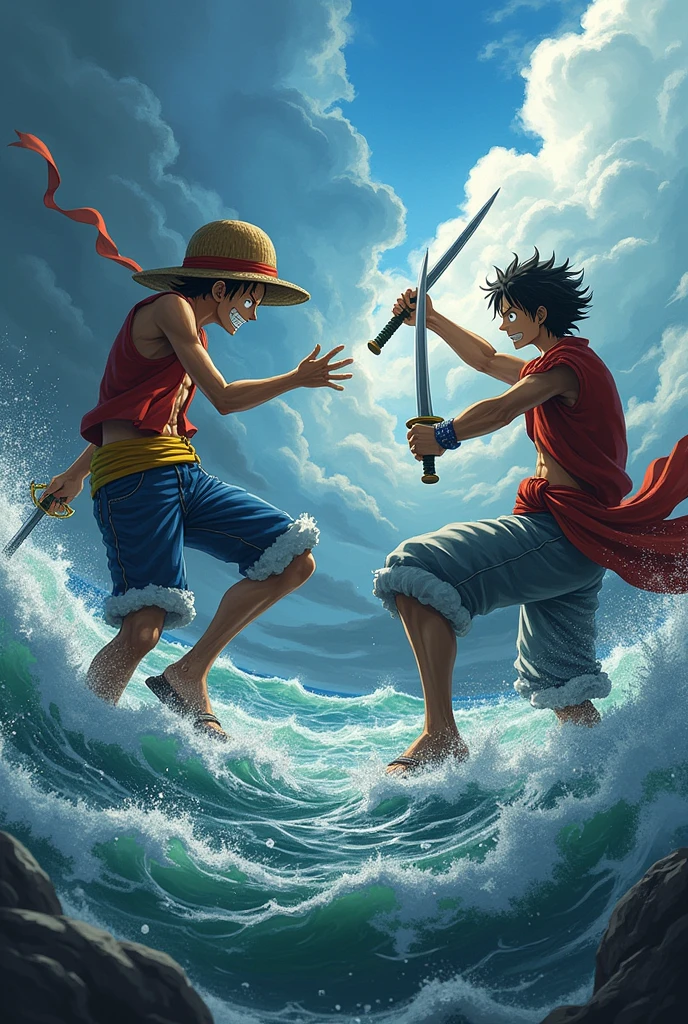 Luffy vs zoro