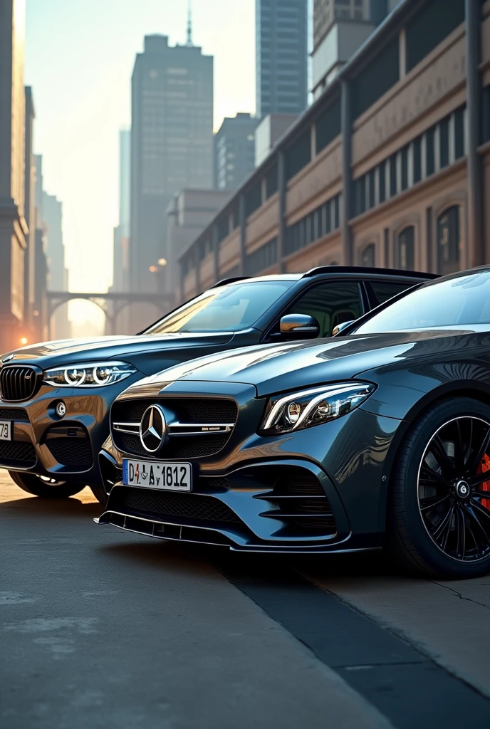 pic mercedes g65 with bmw m5