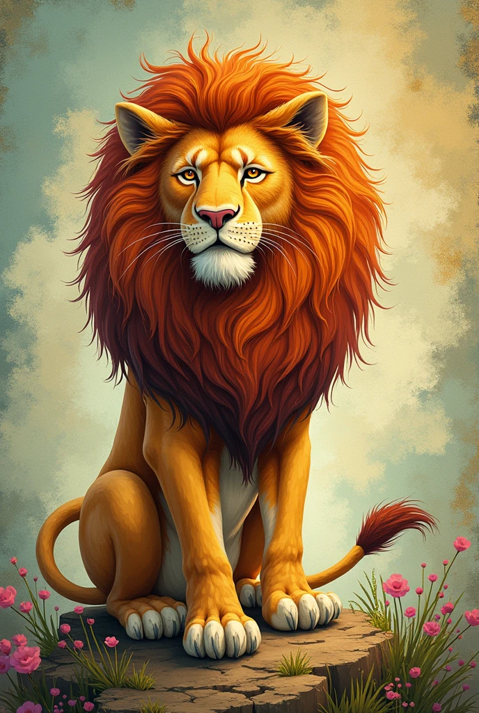 The letter P with a lion 