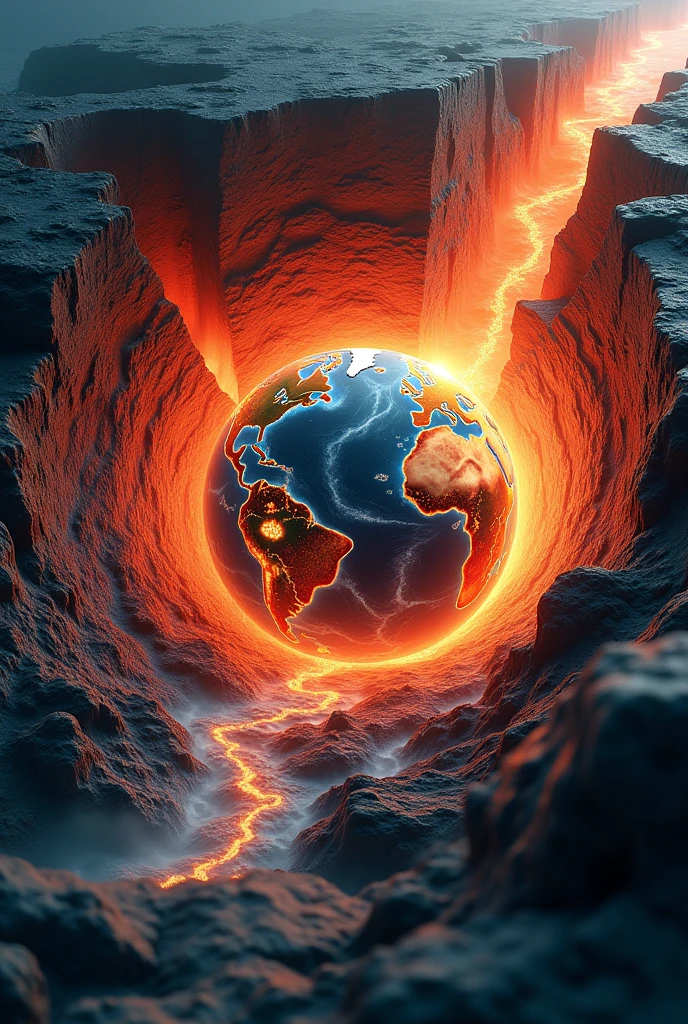 Internal forces of the earth movements