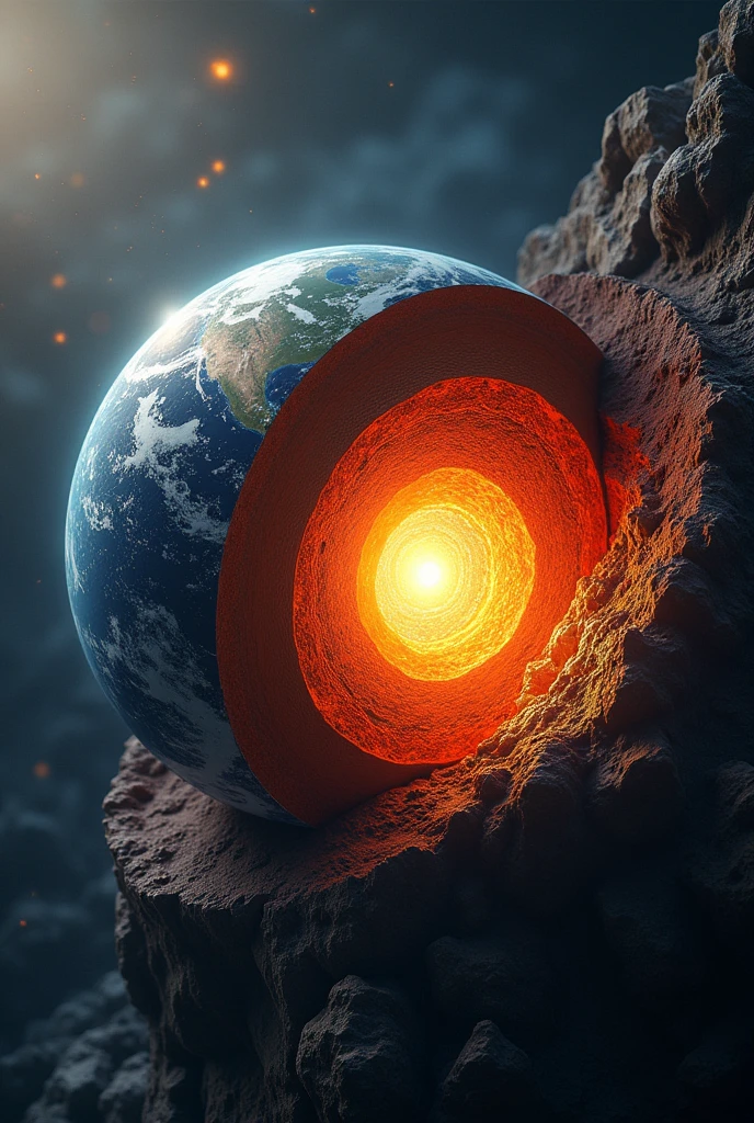 Internal movements of the earth