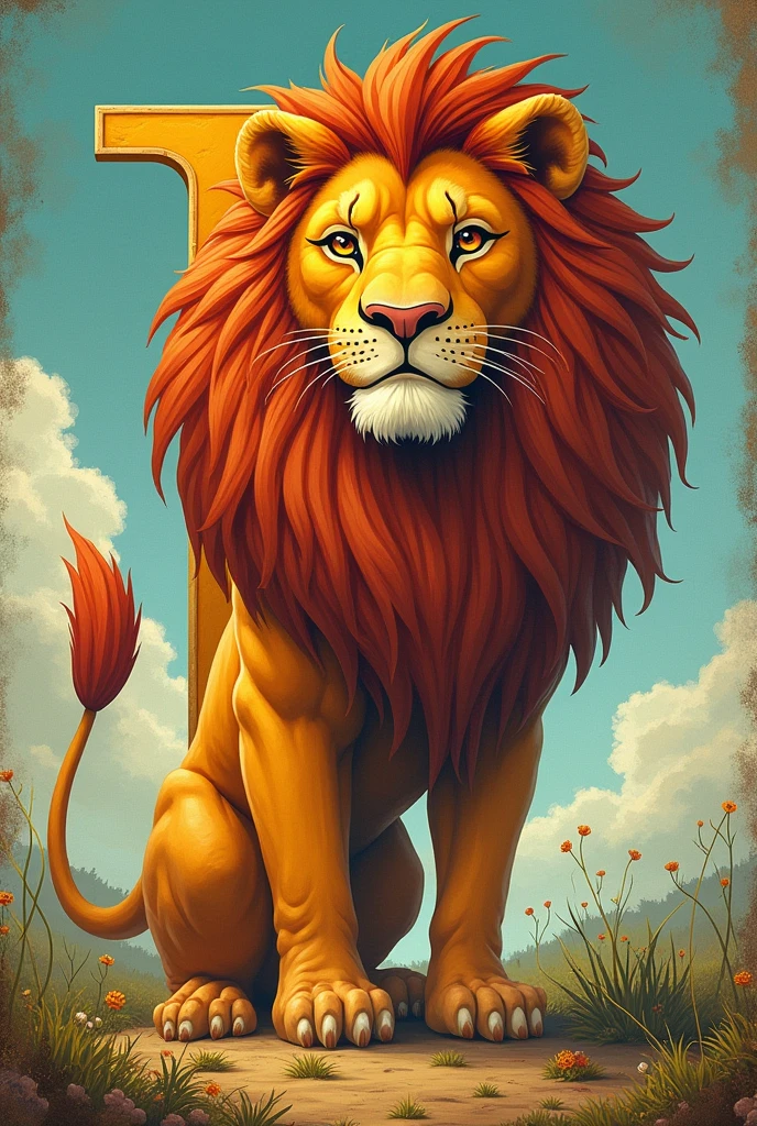 The letter P with a lion
