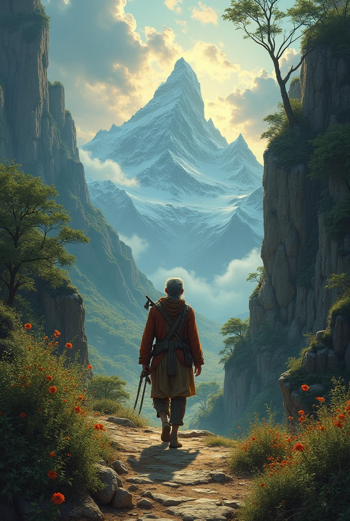 Generate an image that represents the book of the mythological journey of Vicente Puelles