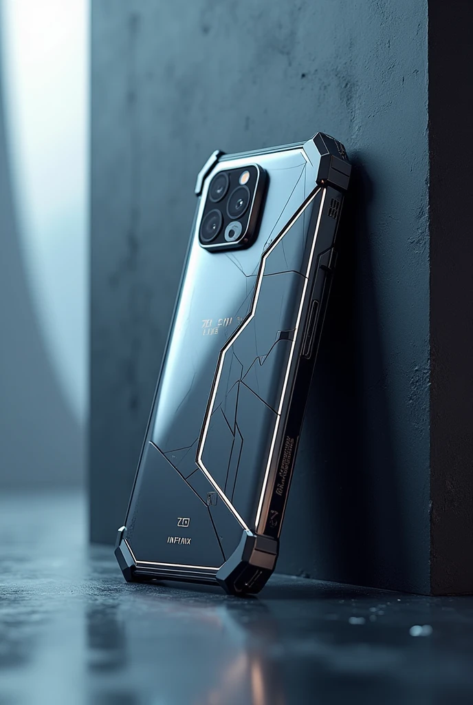 A very advanced cell phone that says INFINIX 70 VIP