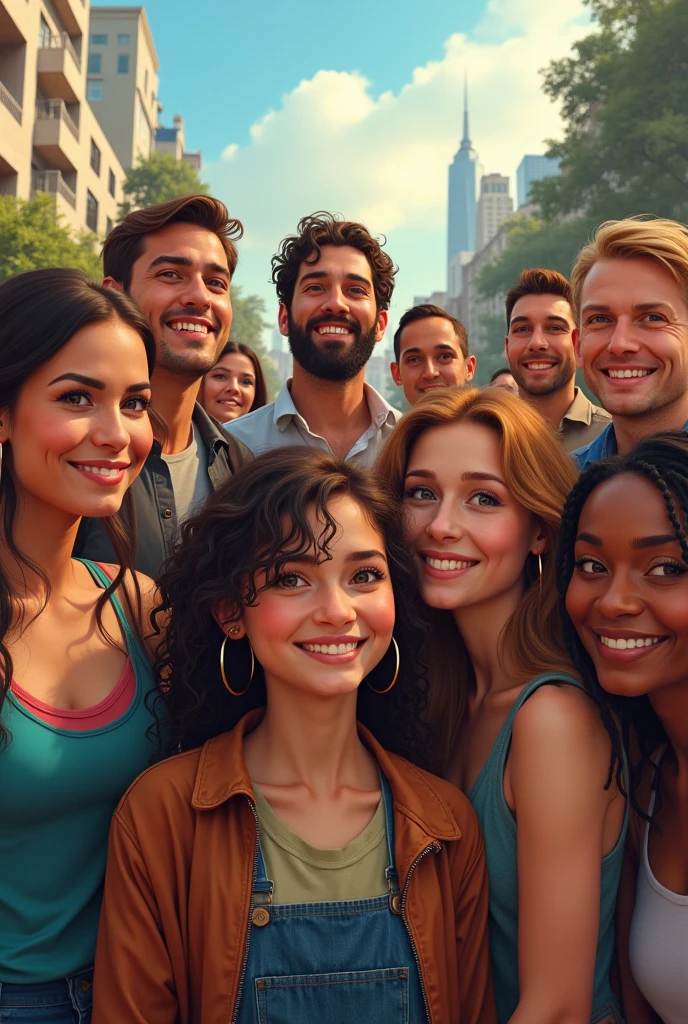 Create a group photo or put an image