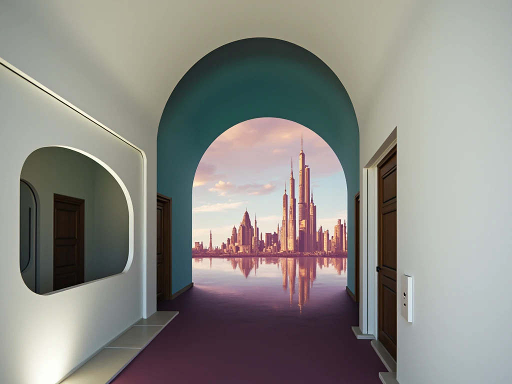background a futuristic city