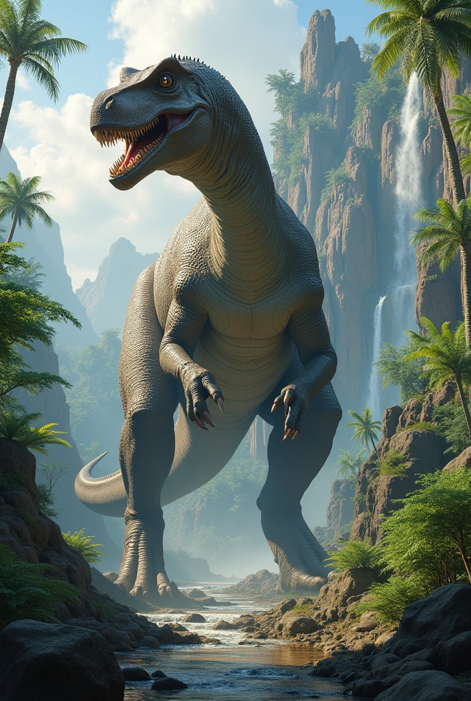 Dinosaurio con brackets