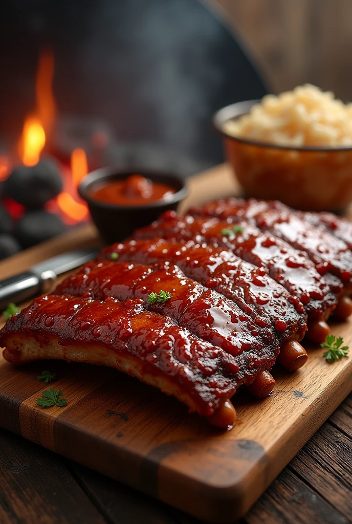 Barbecue ribs 