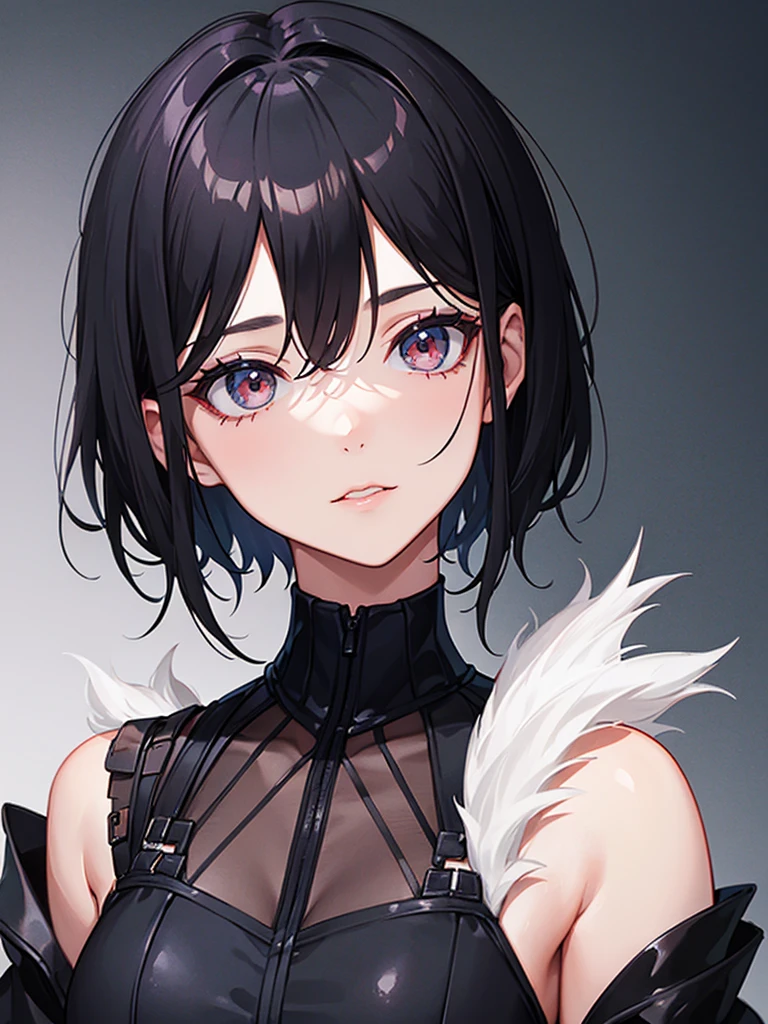 (((masterpiece))), (((High resolution))), (((8K quality))), (((perfect face))), (((Korean idol))), (((sleeveless tops))), ((leather pants)), high resolution face, (((top quality eyes))), (((detailed face))), (((detailed texture))), look at the camera, big tits
