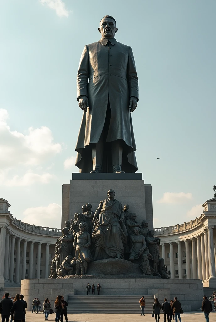 A legendary statue of Hitler