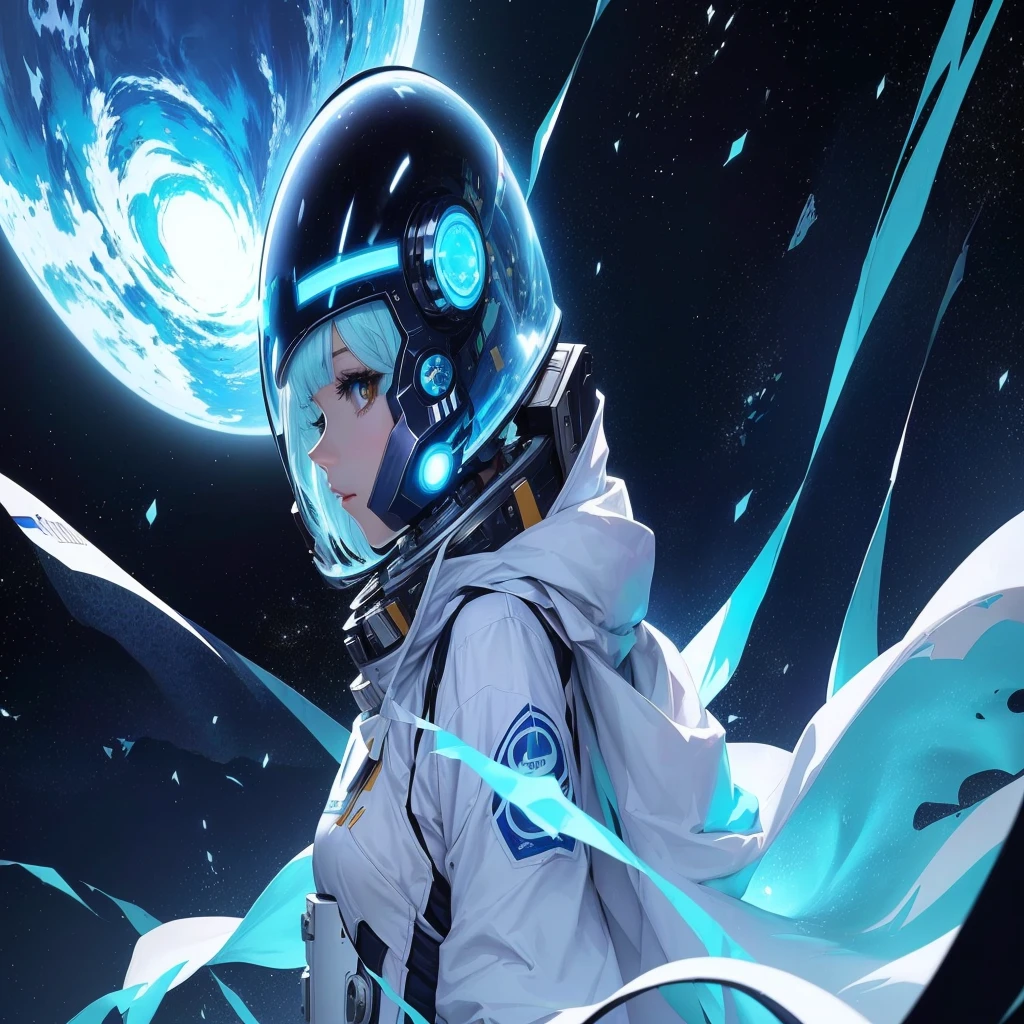 アニメ, a woman in a spacesuit with a helmet and a blue light, retrato アニメ espaço cadete garota, papel de parede de アニメ 4k, papel de parede de アニメ 4K, papel de parede de arte de アニメ 4k, Papel de parede de arte アニメ 4k, papel de parede de arte de アニメ 8k, Papel de parede de アニメ 4K, estilo アニメ 4k, estética de mecha de アニメ, girl in space