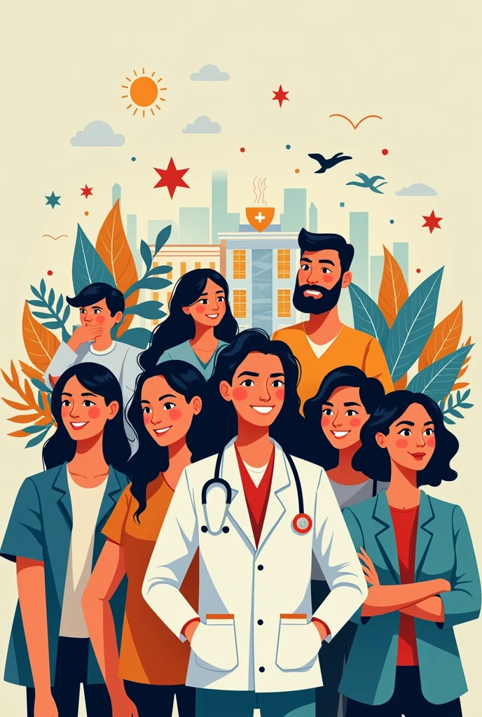 Could you create a promotional image about membership in IMSS BIENESTAR in Mexico?