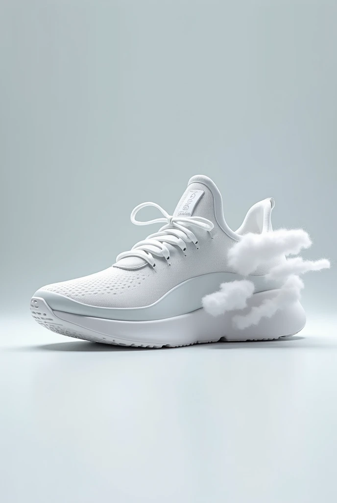 Create a sneaker with a cloud mark