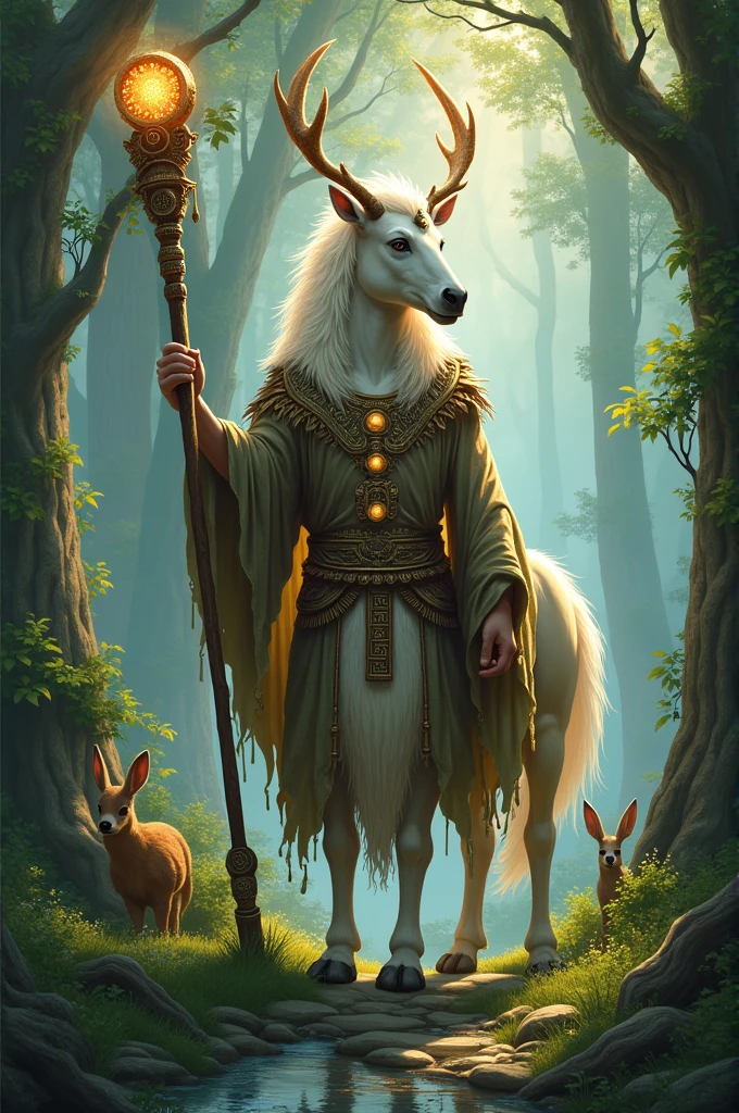 A centaur druid, rpg art
