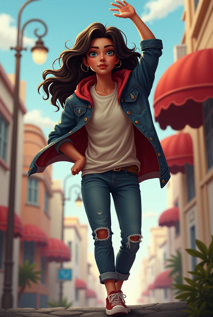 General in casual clothes, that looks the same from the face and hair