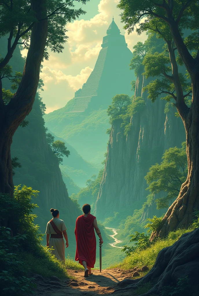 In the city of Tikal Nayeli, the powerful poetess, narrates the epic of the departure of King Balam, The Wise Man, to the mysterious cities in the hills of Mount Jade. Accompanied by his brave men, The king embarks on a journey full of dangers and wonders. On his journey, They come across fantastic creatures such as the enigmatic glowing-eyed apes and the agile dancing mudskippers who protect the secrets of the ancient forest..
After overcoming challenges and demonstrating his wisdom along the way, King Balam returns victorious to the city of Tikal carrying the legendary jade sword, symbol of power and justice. With this precious weapon in his hand, The king and his men marched towards the southern cities of Eternal Spring, ready to conquer and unify the lands under their benevolent reign.
Nayeli's narration transports everyone present to a world of magic and courage, where greatness mixes with humility, and the conquest is intertwined with ancestral wisdom. The story of King Balam and his legendary journey will endure in the minds and hearts of those who listen with admiration to the voice of the powerful Nayeli.