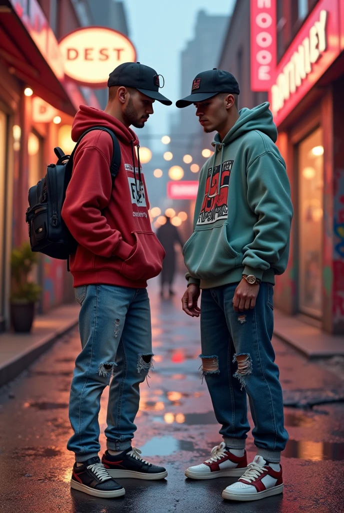 two swaggy boys 

