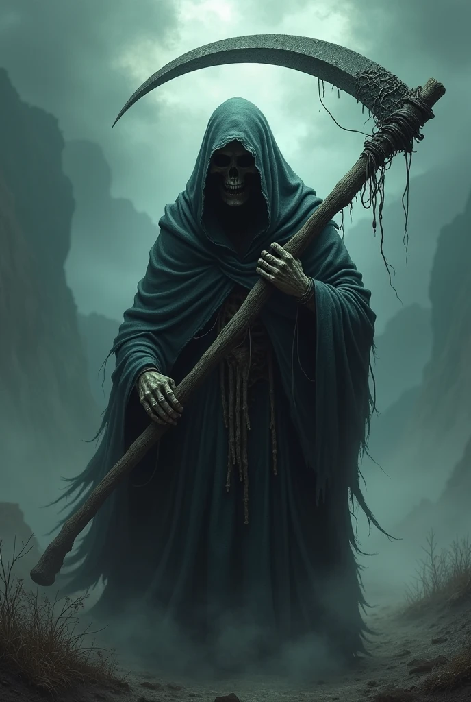 Grim Reaper about to strike with his blade