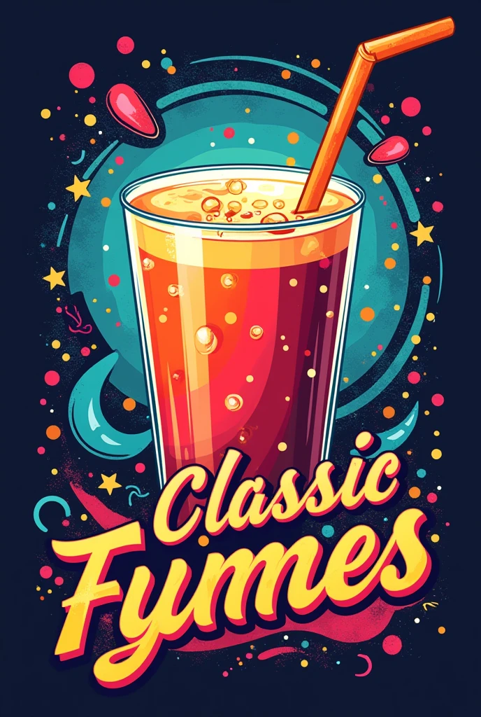 70s drinks logo