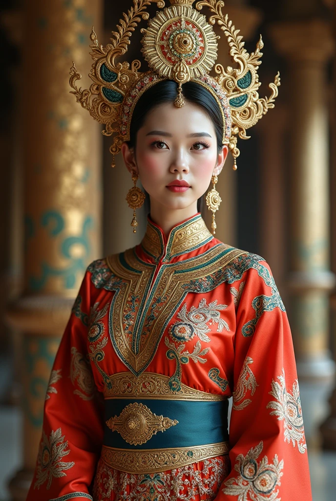 Create costumes for characters from Thai fashion