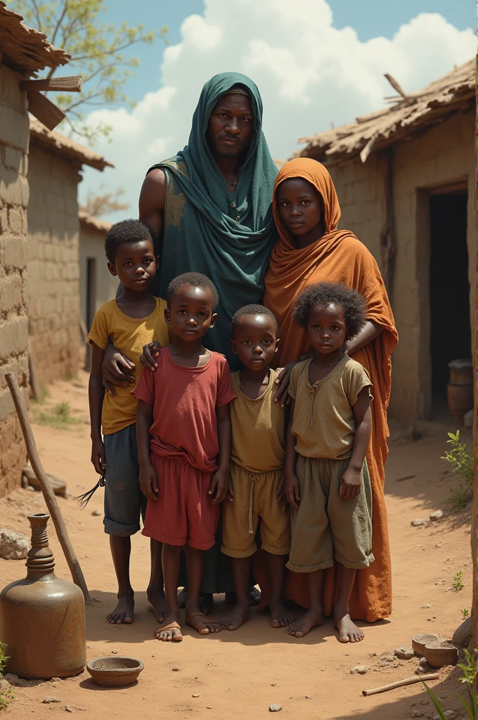 Raise a very poor African family 
