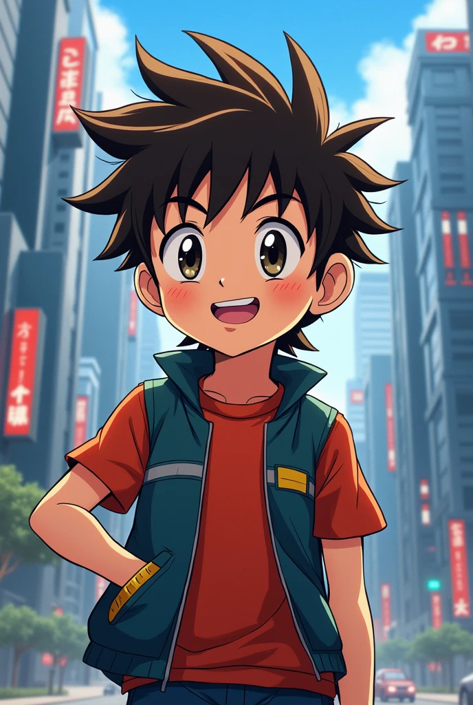the character toby tenma from the film astro boy