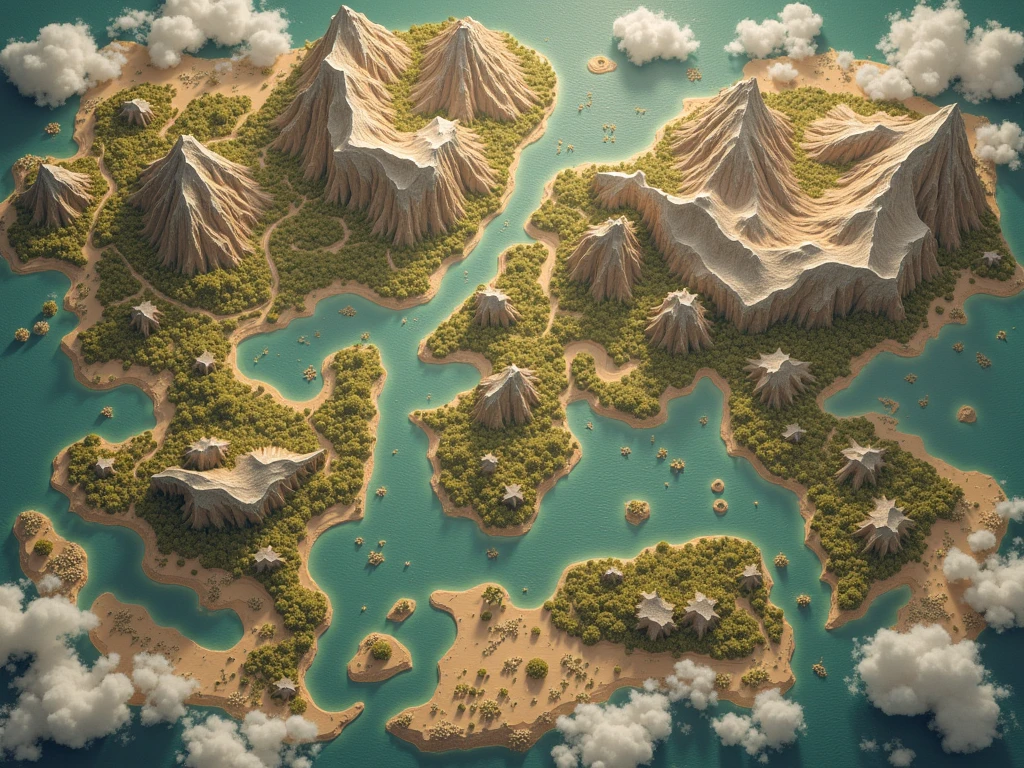 detailed world map, intricate geography, highly detailed continents and oceans, accurate cartography, beautiful color palette, soft lighting, photorealistic, 8k, masterpiece, ultra-detailed, cinematic, dramatic atmosphere, stunning vistas, breathtaking landscapes, lush vegetation, snow-capped mountains, winding rivers, picturesque coastlines, vibrant cities, detailed topography, realistic textures, seamless composition, dynamic depth of field, natural shading, ambient occlusion, volumetric lighting, hyper-realistic