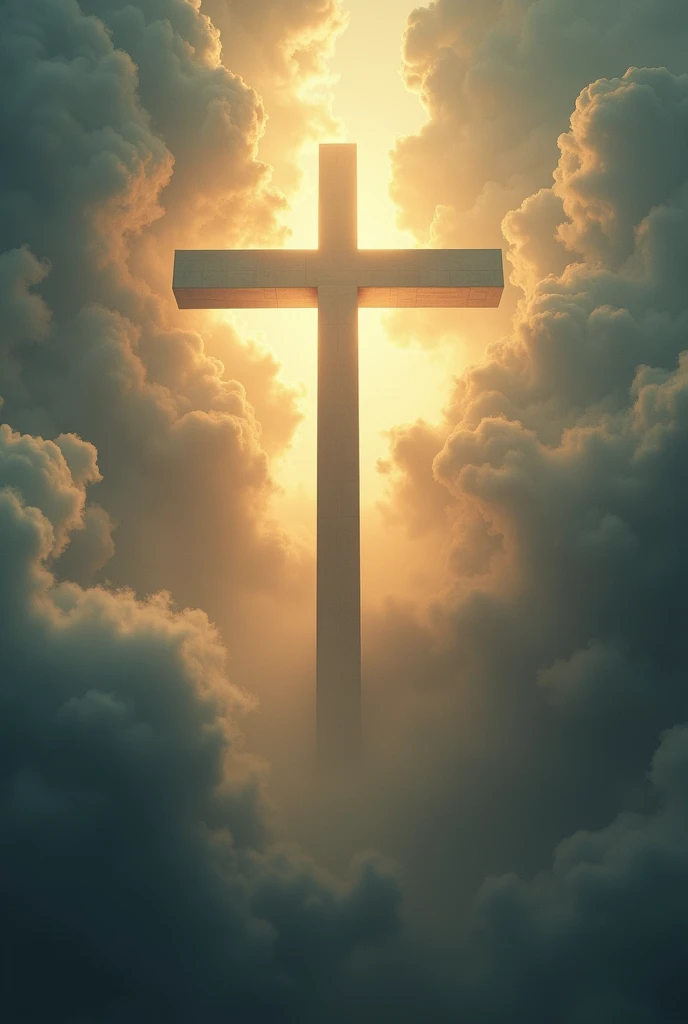 Cross in the clouds 