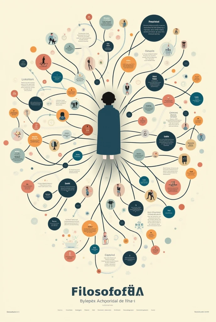 Give me a mind map with the following: What does philosophy have to do with science and understanding knowledge in Spanish and that it is smaller