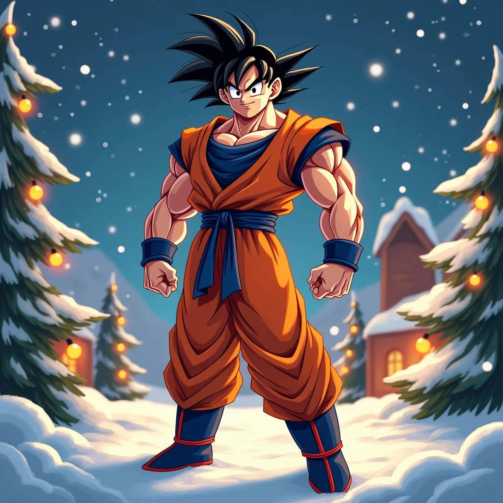 Goku at Christmas 