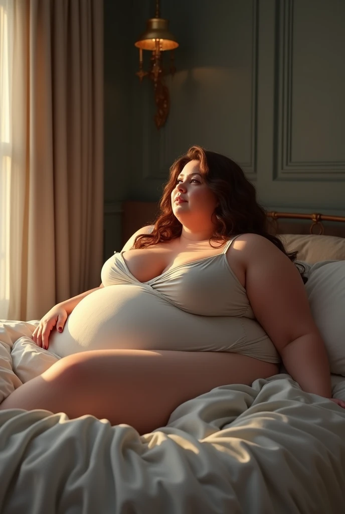 Big ass woman in her bed
