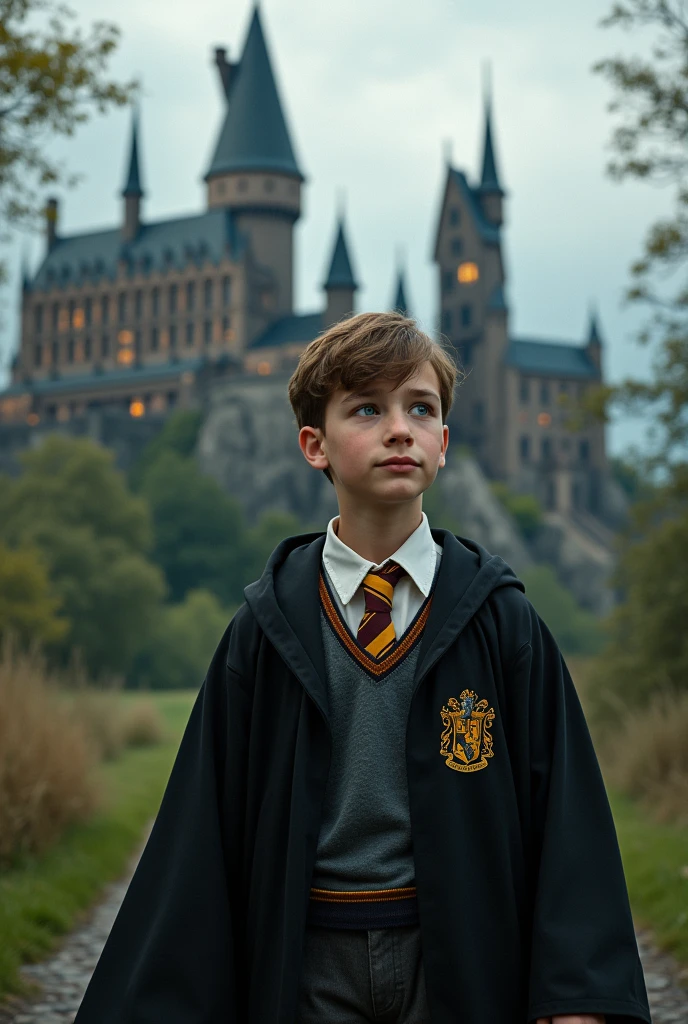 Un adolescent dans harry potter a Poudlard 