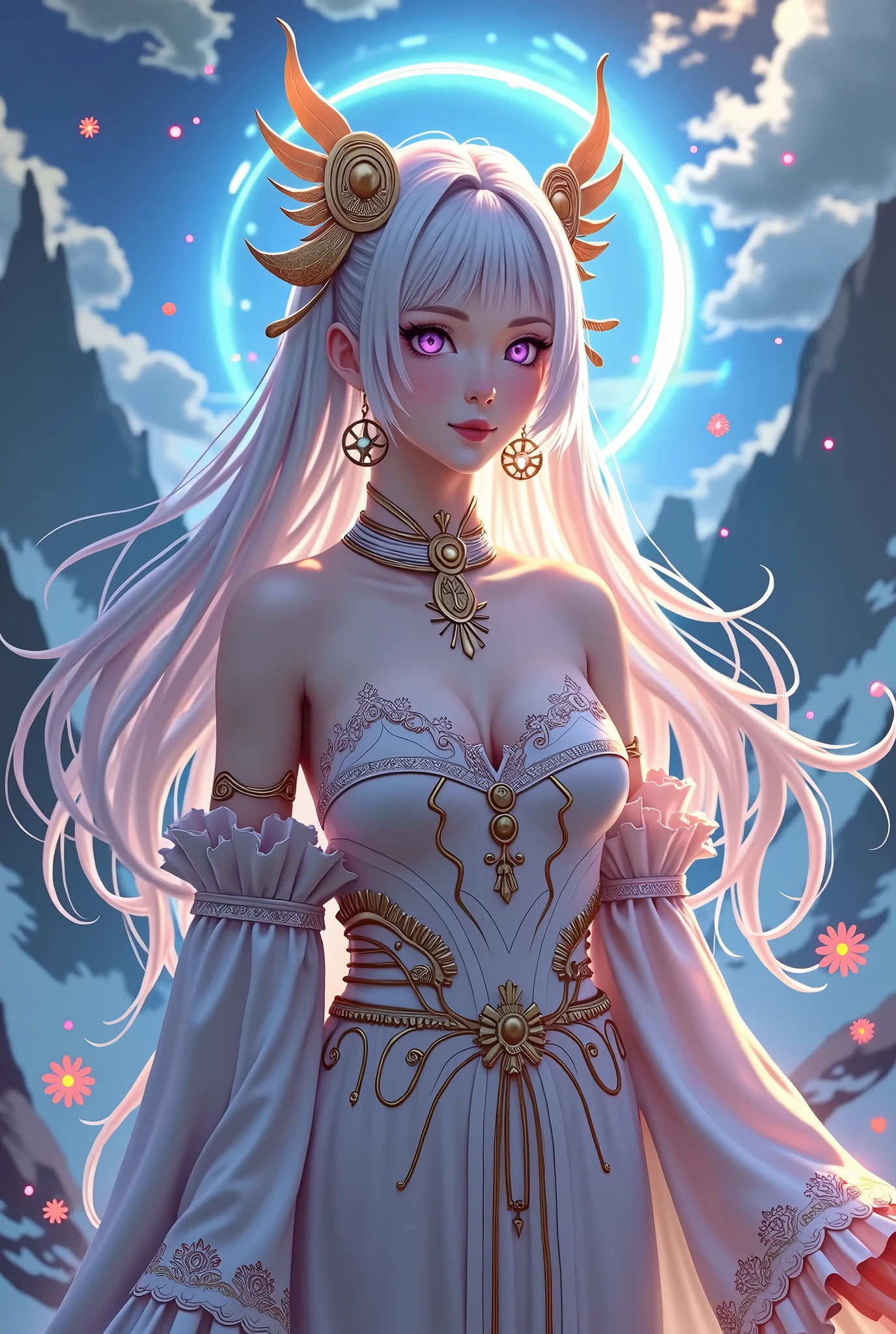 Fantasy style anime character