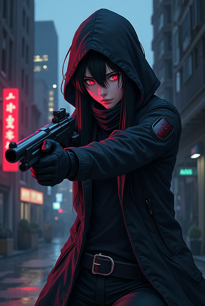 Make a killer with a gun make it in anime and no multiple dead guys below