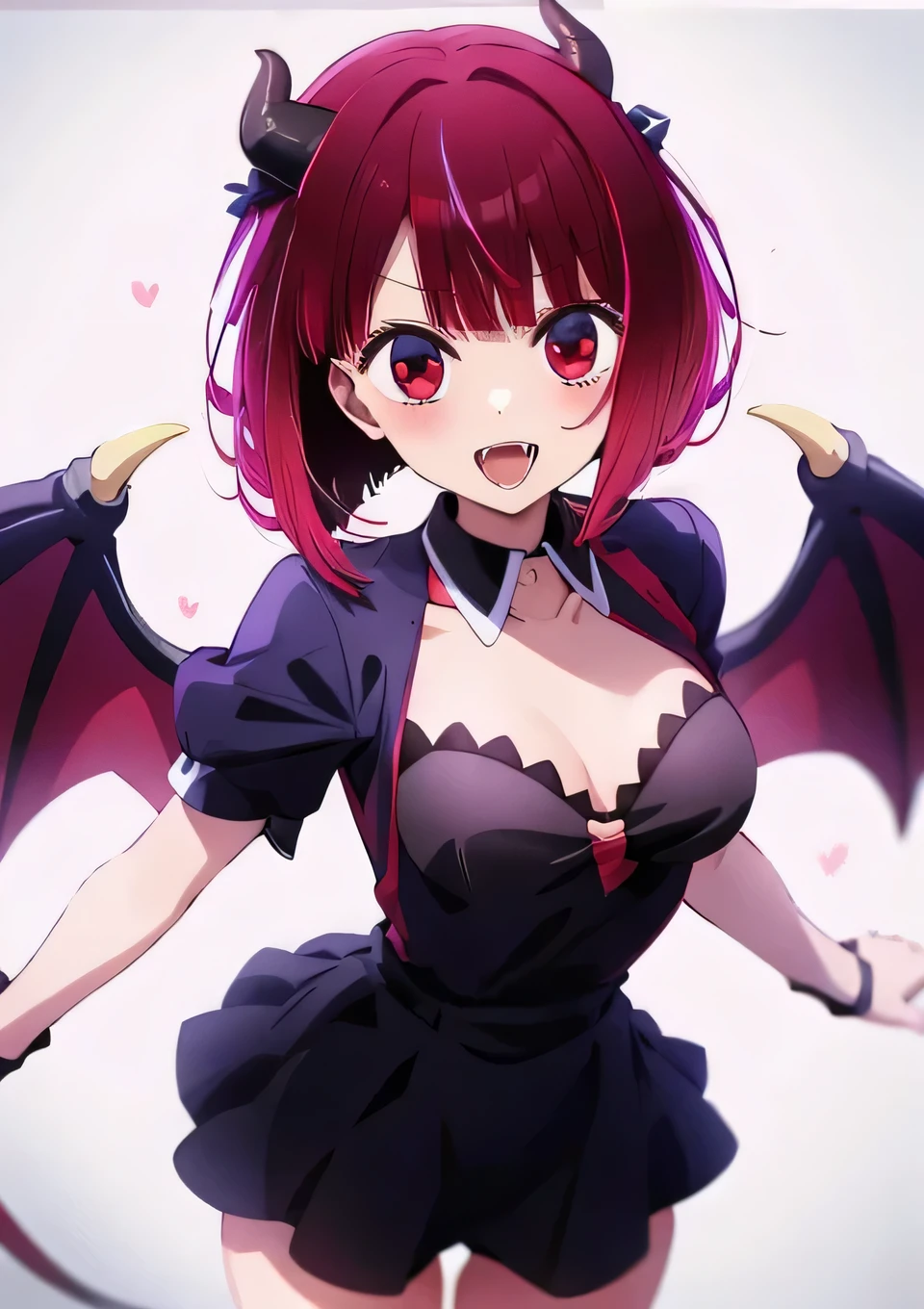Succubus-like horns