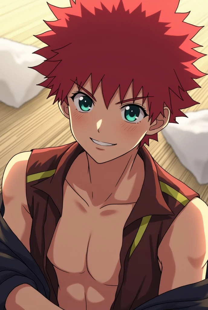 Make bakugo and deku naked