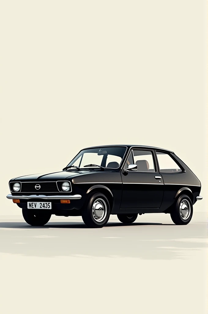 Photo of black Corsa classic model car in drawing