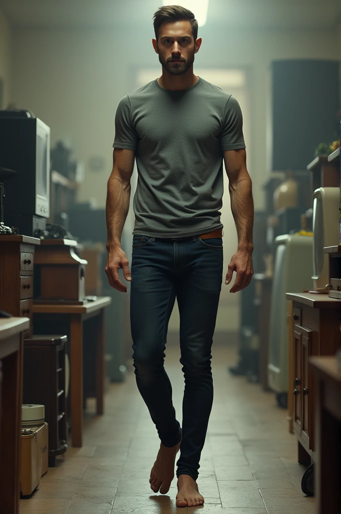 A shrinking man, similar to how ant man shrinks in the marvel movies 