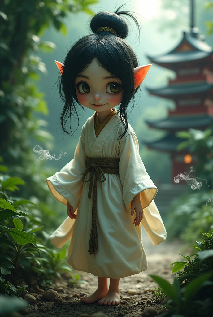 Create the Saci Pere with Japanese features