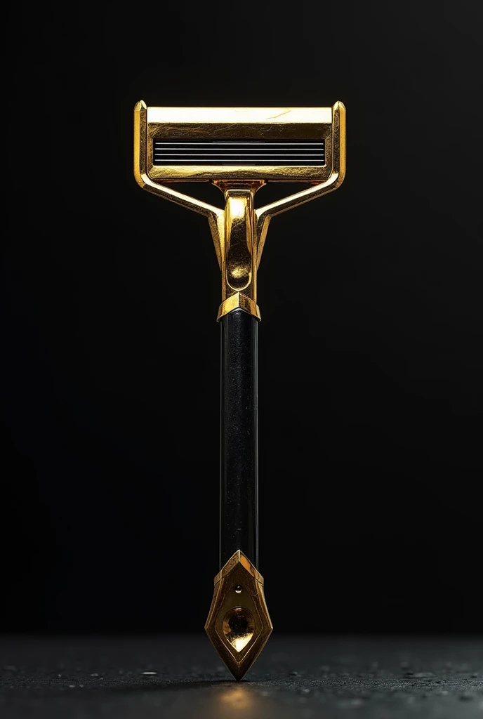 gold and black scent razor blade