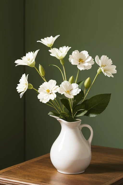 a single flower,white flower,vase,